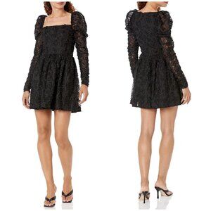 Black Halo Women's Alister Cocktail A-Line‎ Mini Dress Size 10
